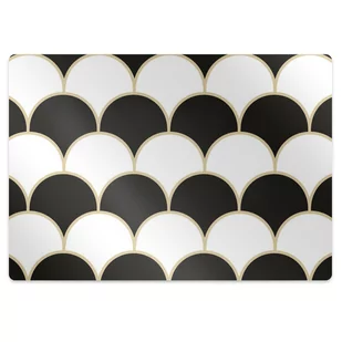 Mata pod fotel biurowy Rybia łuska 120x90 cm - Podnóżki, podpórki, podkładki - miniaturka - grafika 1