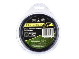 ŻYŁKA TNĄCA DO KOS I PODKASZAREK 2,7 MM 15 MB JG G73988-1 SZEŚCIOKĄT - Akcesoria do kos i kosiarek - miniaturka - grafika 1