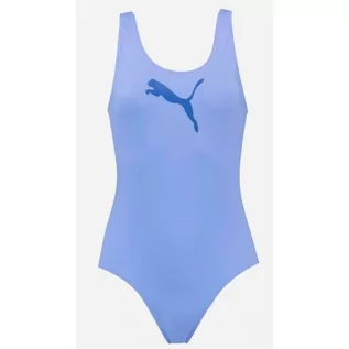 Stroje kąpielowe - Kostium kąpielowy Puma Swim Swimsuit 1P W 907685 (kolor Fioletowy, rozmiar M) - grafika 1