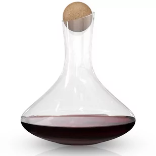 Szklana karafka o pojemności 1,8 litra do czerwonego wina - bezołowiowa kryształowa szklana dekanterka ustna aerator do wina Wine Carafe - Zestawy do wina - miniaturka - grafika 1