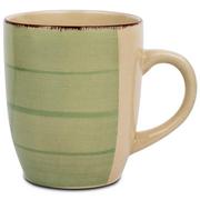 Kubki - Nava Kubek Ceramiczny Z Uchem Do Picia Kawy Herbaty Oil Green 355 Ml - miniaturka - grafika 1