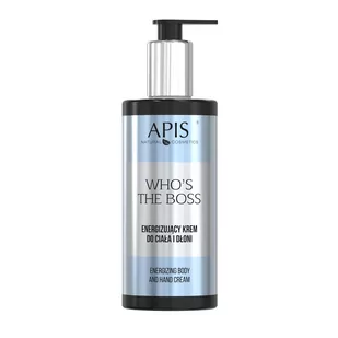 Apis Whos the Boss energizujący Krem do ciała i dłoni 300ml - Balsamy i kremy do ciała - miniaturka - grafika 1