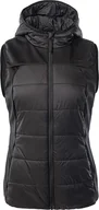 Kurtki i kamizelki sportowe damskie - Iguana Damska kamizelka pikowana Iguana Loanna W czarny rozmiar S - miniaturka - grafika 1