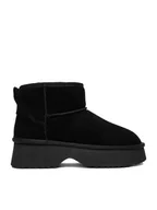 Śniegowce damskie - Badura Śniegowce EO-ANIKA-TS6302-01 Czarny - miniaturka - grafika 1