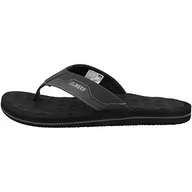 Klapki i japonki męskie - Reef Męskie klapki The Ripper, ciemnoszare, 6 UK, ciemnoszary, 39 EU - miniaturka - grafika 1