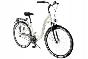 Rower 28 Kands Wenecja 3Biegi 17 biały połysk - Rowery - miniaturka - grafika 1