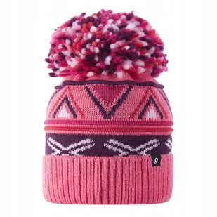 Czapka dziecięca Reima Kirjoen Różowa roz. 56/58 - Czapki dla dzieci - miniaturka - grafika 1