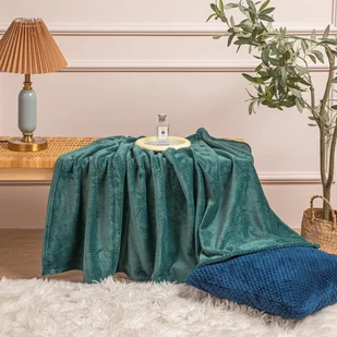 Koc 70 x 150 Pluszowy Mikrofibra Willy Butelkowy - Koce - miniaturka - grafika 7