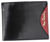 Portfele - Pierre Cardin, Portfel skórzany męski, Tilak29 8824, czarny, ochrona RFID, mały - miniaturka - grafika 1