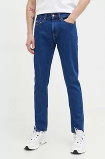 Spodnie męskie - Tommy Jeans jeansy męskie kolor niebieski - grafika 1