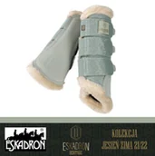 Akcesoria jeździeckie - Eskadron Ochraniacze kontaktowe GLITTER MESH Heritage AW 2021/22 - - sea salt - miniaturka - grafika 1