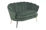 Sofy i kanapy - Sofa Glamour Ciemnozielona Halmar Amorinito Xl - miniaturka - grafika 1