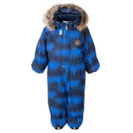Kombinezony dla dzieci - Chłopięcy kombinezon zimowy ombre granatowy Lenne r.80 - miniaturka - grafika 1