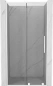 Ścianki i drzwi prysznicowe - Mexen Velar drzwi prysznicowe rozsuwane 120 cm, transparent, białe - 871-120-000-01-20 - miniaturka - grafika 1