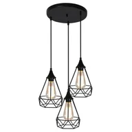 Lampy sufitowe - Loftowy żyrandol - 3X K216 P6-T55 - miniaturka - grafika 1