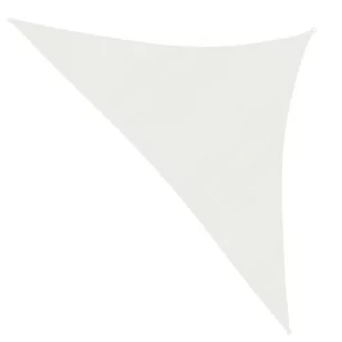 vidaXL Żagiel przeciwsłoneczny, 160 g/m, biały, 3x3x4,2 m, HDPE vidaXL - Parasole ogrodowe - miniaturka - grafika 1