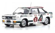 Samochody i pojazdy dla dzieci - Kyosho Fiat 131 Abarth #3 Winner Rallye 1000 1:18 08376E - miniaturka - grafika 1
