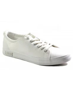 TRAMPKI BIG STAR - LL274058 WHITE - Big Star - Półbuty damskie - miniaturka - grafika 1