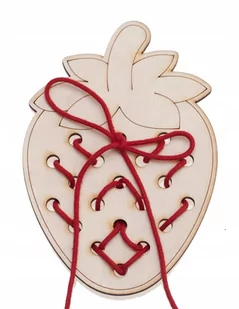 Przeplatanka TRUSKAWKA zestaw ze sznurówką - Zabawki interaktywne dla dzieci - miniaturka - grafika 1