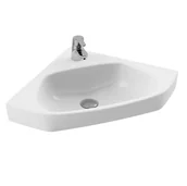 Umywalki - Cerastyle Arda Umywalka narożna 64,5x47 cm biała 001900-U - odbiór osobisty: Kraków, Warszawa - miniaturka - grafika 1