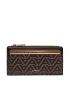 Portfele - Aldo Duży Portfel Damski Ocoissa 13723448 Brązowy - miniaturka - grafika 1