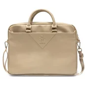 Torby na laptopy - Guess Triangle 4G Computer Bag - Torba na notebooka 15" / 16" (złoty) - miniaturka - grafika 1