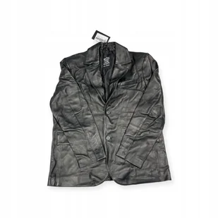 Czarna skórzana kurtka męska REAL LEATHER XL - Kurtki męskie - miniaturka - grafika 1