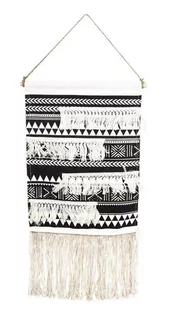 Makrama Biała Ścienna Łapacz Snów Boho H: 75 Cm - Figurki dekoracyjne - miniaturka - grafika 1
