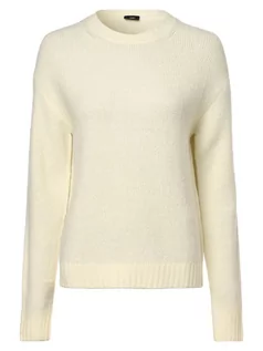 Swetry damskie - Joop - Sweter damski, beżowy|biały - grafika 1
