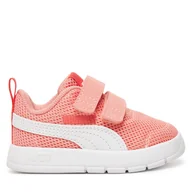Buty dla dziewczynek - Sneakersy Puma Courtflex V3 Mesh Inf 398086 07 Różowy - miniaturka - grafika 1