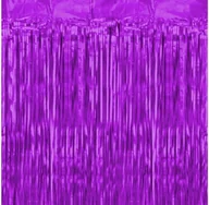 Sylwester - Kurtyna - zasłona na drzwi fioletowa - 100 x 200 cm - miniaturka - grafika 1