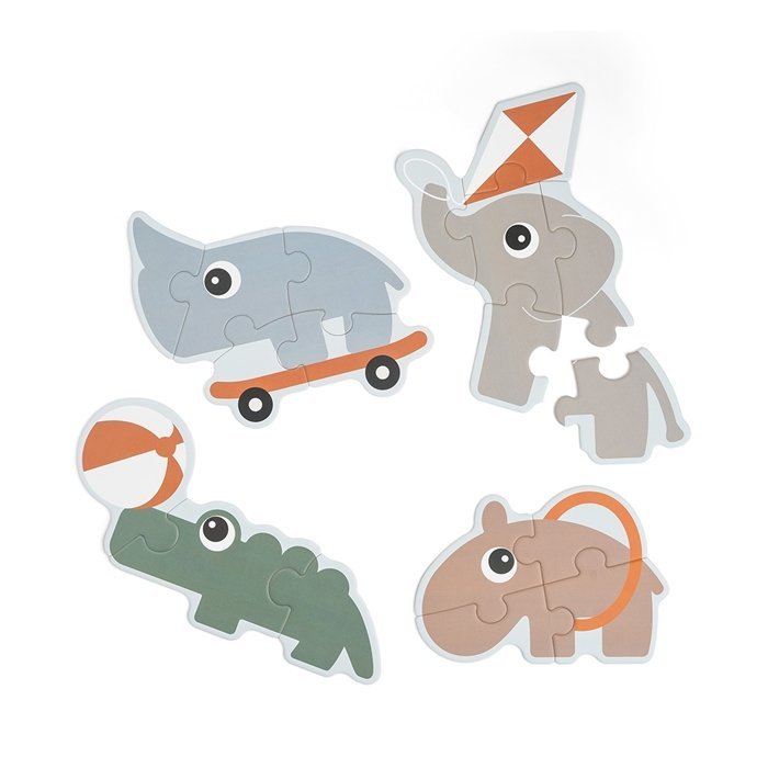 Done by Deer Pierwsze Puzzle Zwierzątka na Placu Zabaw Playground