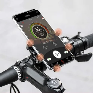Uchwyt rowerowy RockBros 699-BK na kierownicę do telefonu na rower motor hulajnogę Czarny - Akcesoria rowerowe - miniaturka - grafika 10