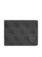 Portfele - Guess Duży Portfel Męski SMMALL LEA27 Szary - miniaturka - grafika 1