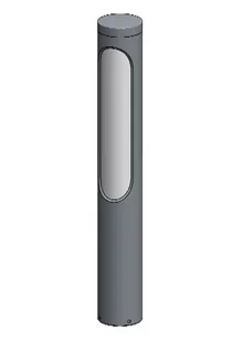 Norlys Kisa 5182GR lampa stojąca 1x11,8W/LED 2002lm 3000K IP58 5182GR - Lampy ogrodowe - miniaturka - grafika 1