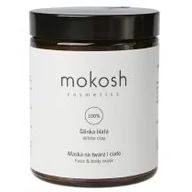 Maseczki do twarzy - Mokosh Face & Body Mask White Clay maska na twarz i ciało Glinka Biała 180ml 57373-uniw - miniaturka - grafika 1