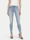 Spodnie damskie - ONLY Jeansy Blush 15164319 Niebieski Skinny Fit - miniaturka - grafika 1
