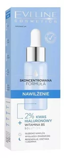 Eveline Cosmetics - Skoncentrowane serum nawilżające - 2% kwas hialuronowy i witamina B5 - 18 ml - Serum do twarzy - miniaturka - grafika 1