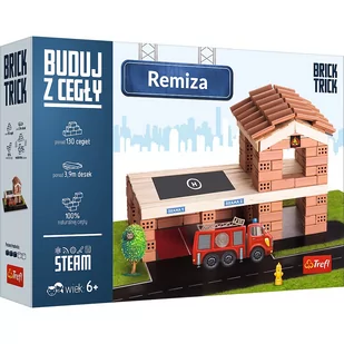 Trefl Brick Trick, zestaw konstrukcyjny Remiza - Zabawki konstrukcyjne - miniaturka - grafika 1