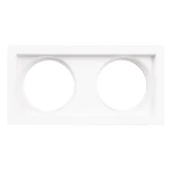 Lampy ogrodowe - Sufitowa lampa podtynkowa Spilio H190.05 Maxlight podwójna biała - miniaturka - grafika 1