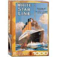 Puzzle - Eurographics Puzzle 1000 White Star Line Titanic 6000-1333 - - miniaturka - grafika 1