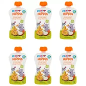 Desery dla dzieci - Hipp Mus owocowy Gruszki-Jabłka-Mango-Marakuja po 6. miesiącu zestaw 6 x 100 g Bio - miniaturka - grafika 1
