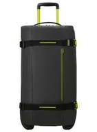 Torby podróżne - Torba podróżna American Tourister Urban Track Duffle M - black / lime - miniaturka - grafika 1