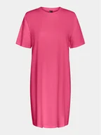 Sukienki - Pieces Sukienka codzienna Ria 17149328 Różowy Loose Fit - miniaturka - grafika 1