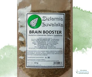 BRAIN BOOSTER mieszanka ziołowa 200g Zielarnia Suwalska - Zioła - miniaturka - grafika 1