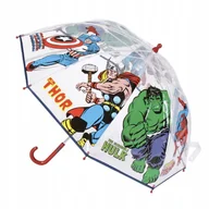Parasole - Parasolka Parasol przeciwdeszczowy dziecięcy transparentny Avengers Marvel - miniaturka - grafika 1