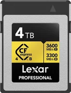 Karty pamięci - Karta Lexar Professional Gold CFexpress 4 TB LCXEXPR004T-RNENG - miniaturka - grafika 1