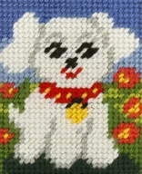 Zabawki kreatywne - Zestaw do haftu Moje pierwsze wyszywanie Piesek - zabawka - miniaturka - grafika 1