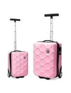 Walizki - Mała walizka podróżna 884 XS 40x20x25 PUDROWY RÓŻ - miniaturka - grafika 1