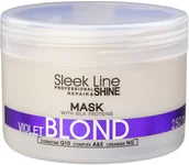 Maski do włosów - Stapiz Stapiz Sleek Line Violet Blond maska neutralizująca do włosów blond 250ml 17325 - miniaturka - grafika 1